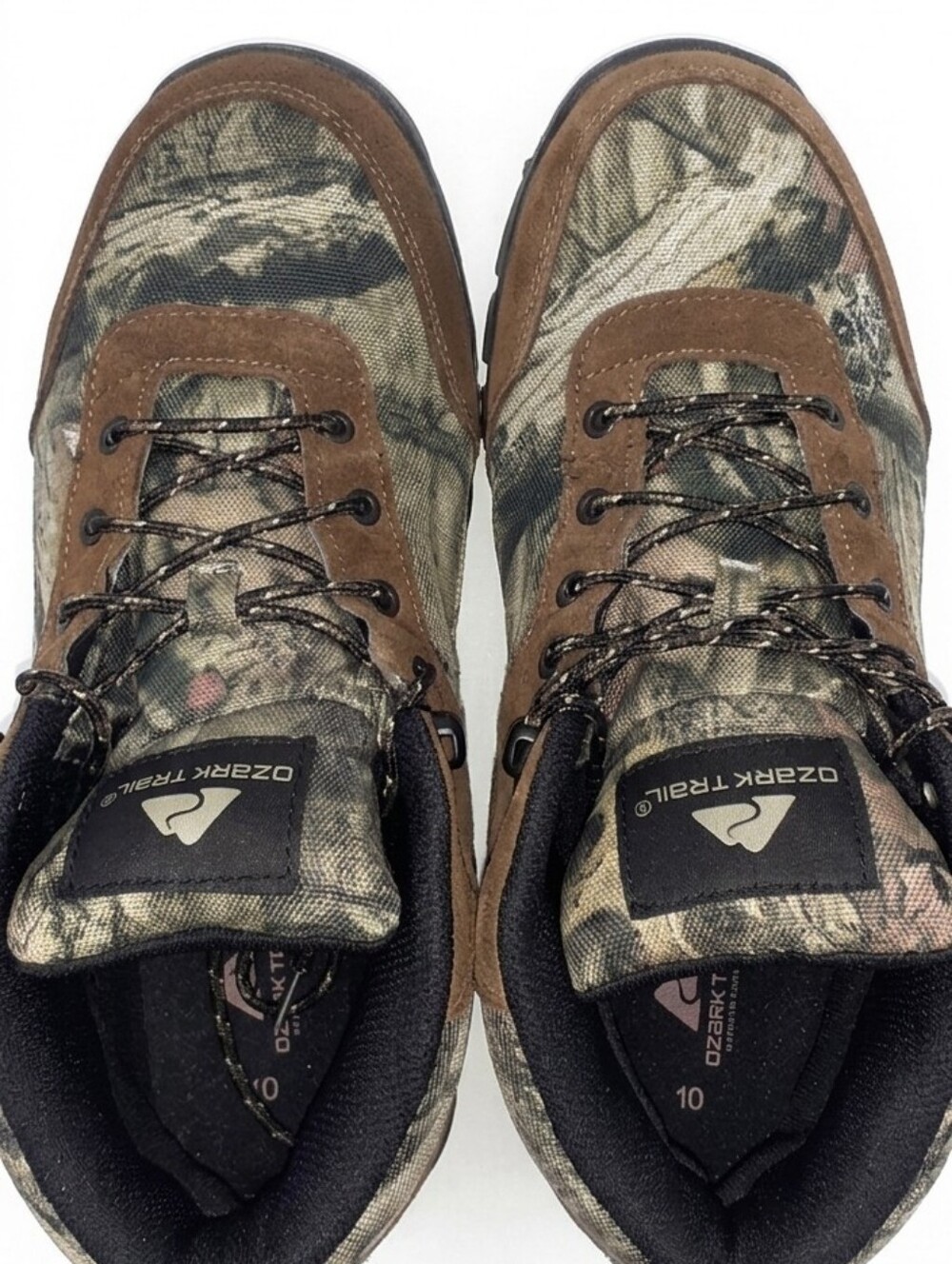 Ozark Trail Camo Hiking Boots – Men's Size 10 - Picture 2 of 6